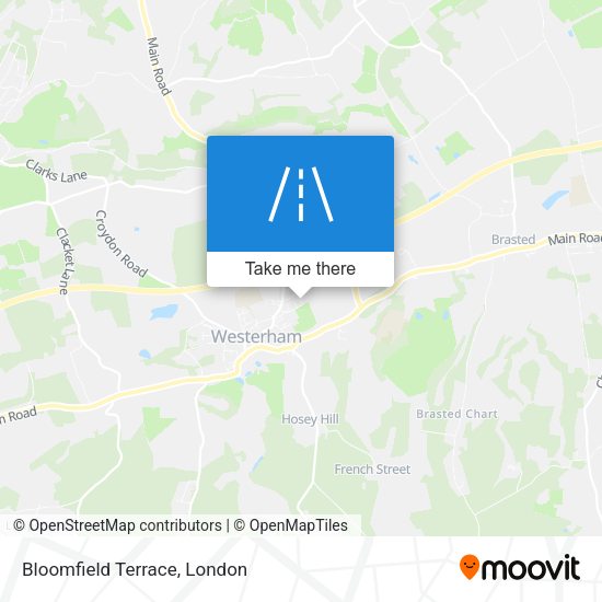 Bloomfield Terrace map