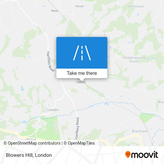 Blowers Hill map
