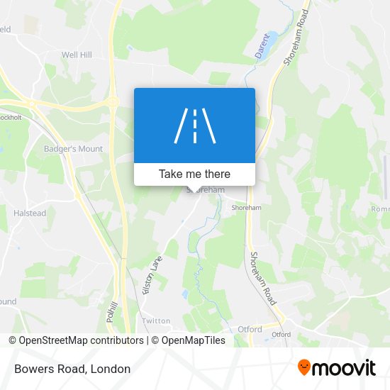 Bowers Road map
