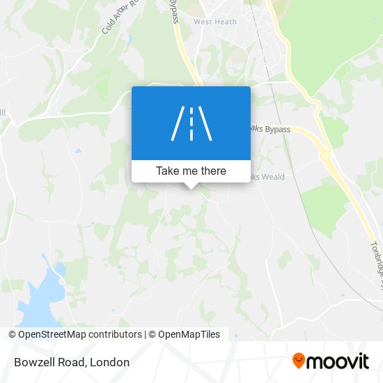 Bowzell Road map