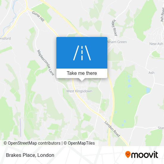 Brakes Place map