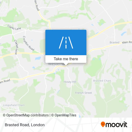 Brasted Road map