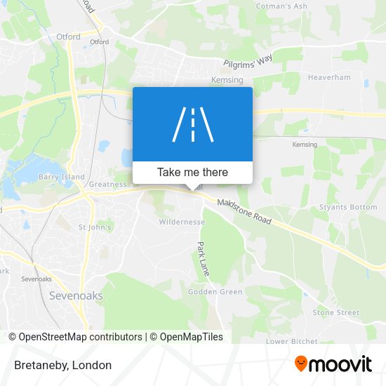 Bretaneby map