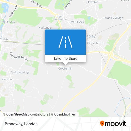 Broadway map