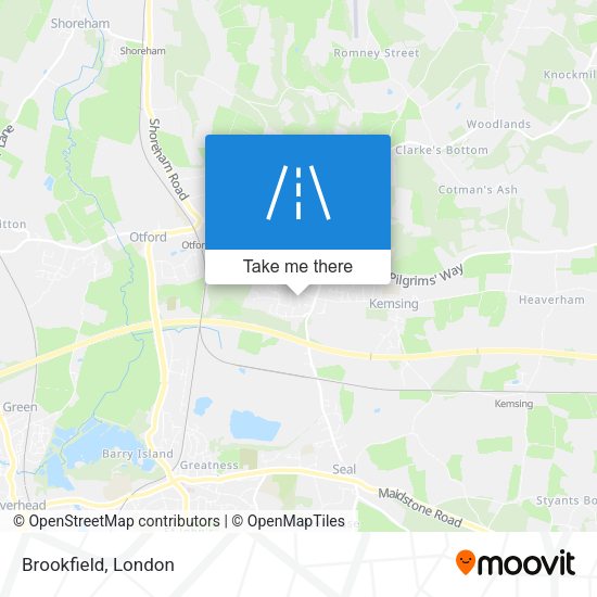 Brookfield map