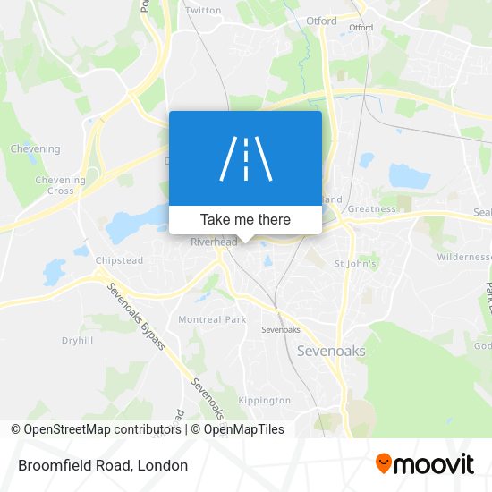 Broomfield Road map