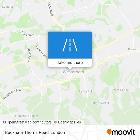 Buckham Thorns Road map