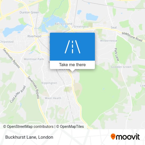 Buckhurst Lane map