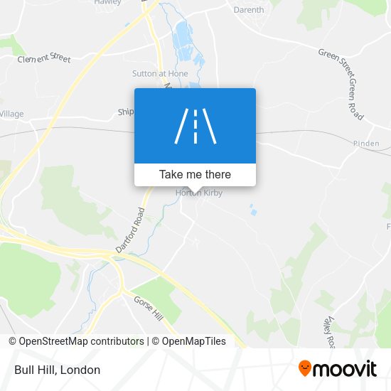 Bull Hill map