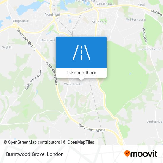 Burntwood Grove map