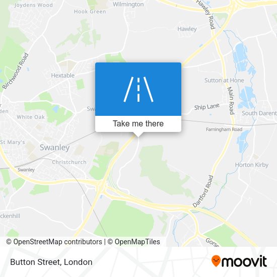Button Street map
