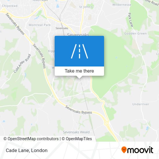 Cade Lane map