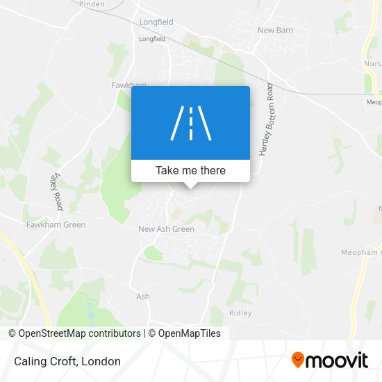 Caling Croft map