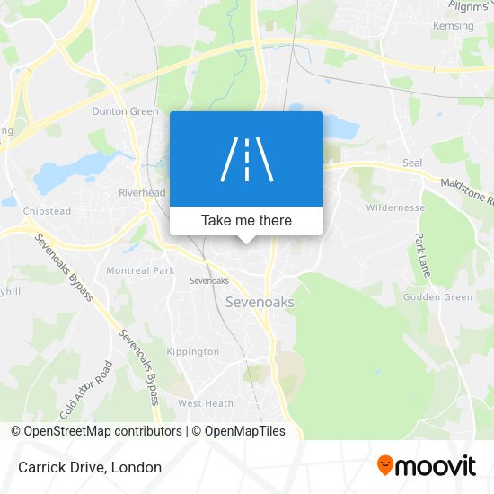 Carrick Drive map