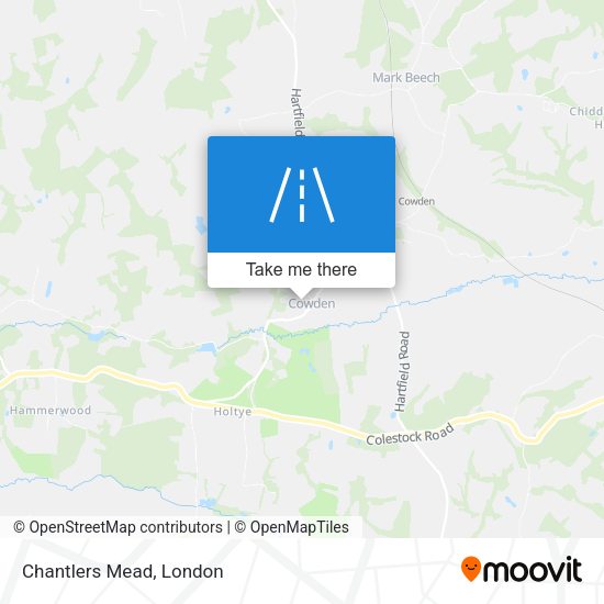 Chantlers Mead map