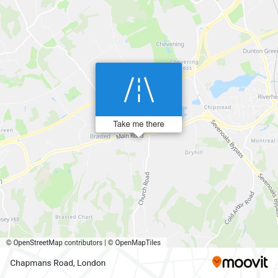 Chapmans Road map