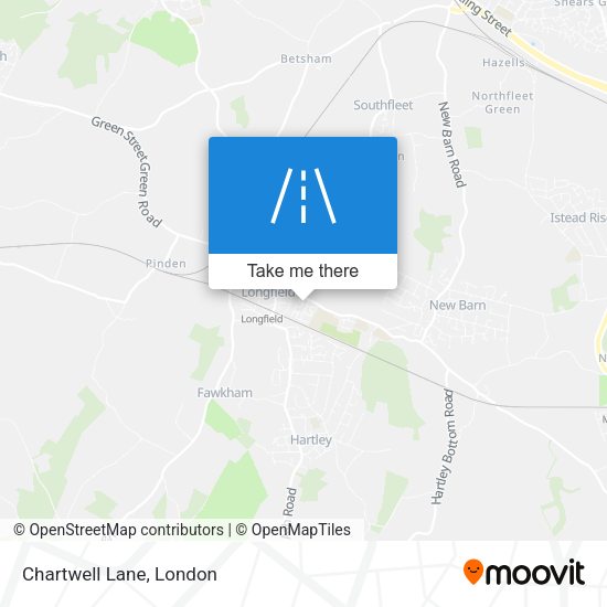 Chartwell Lane map