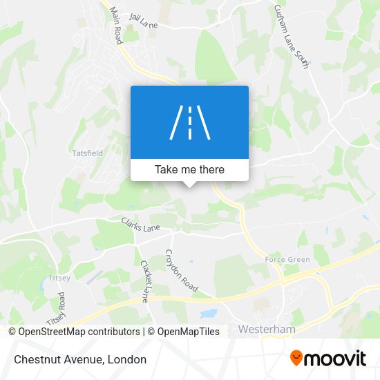 Chestnut Avenue map