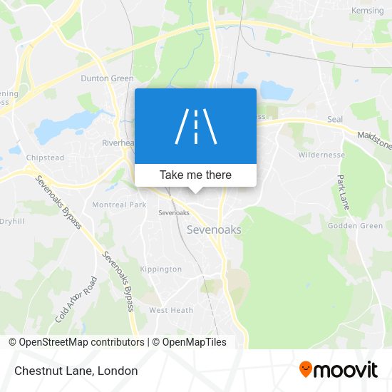 Chestnut Lane map