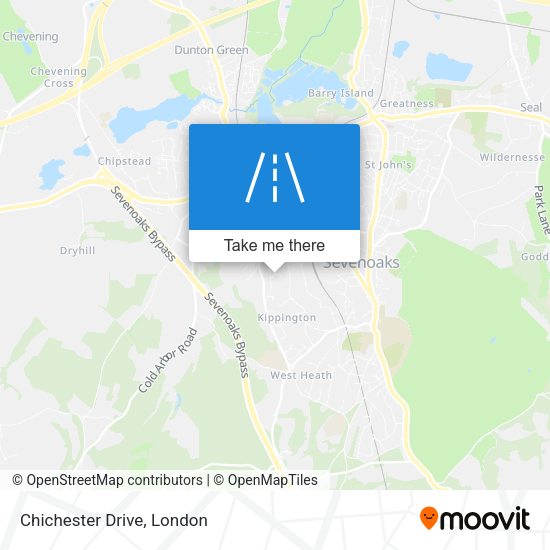 Chichester Drive map
