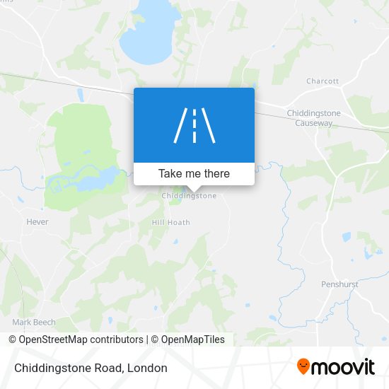 Chiddingstone Road map