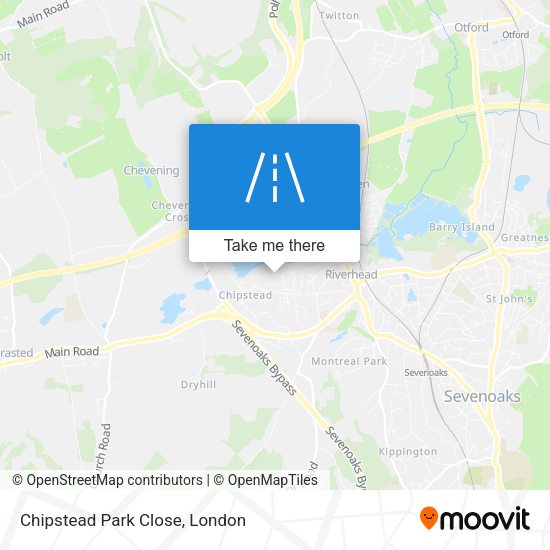 Chipstead Park Close map