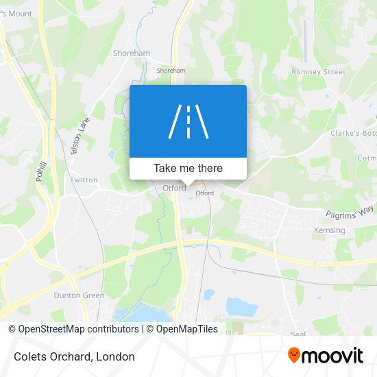 Colets Orchard map