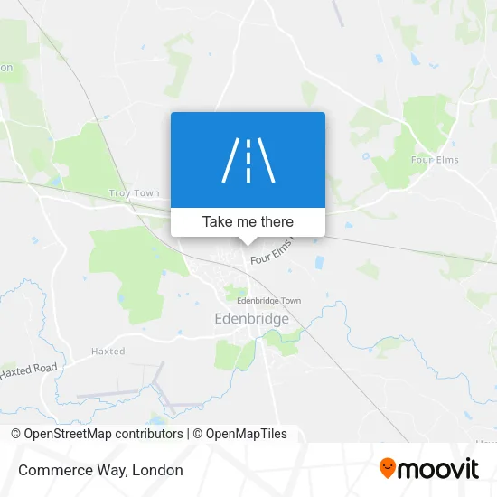 Commerce Way map