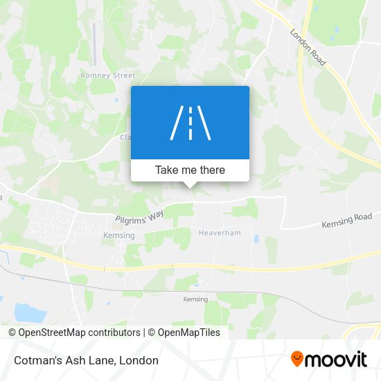 Cotman's Ash Lane map