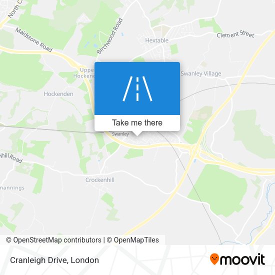 Cranleigh Drive map