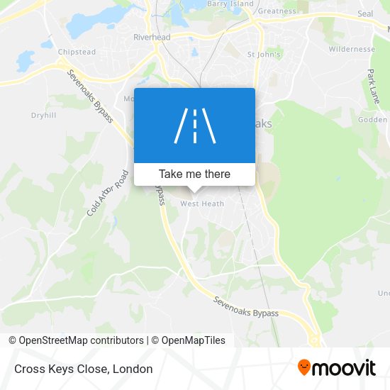 Cross Keys Close map