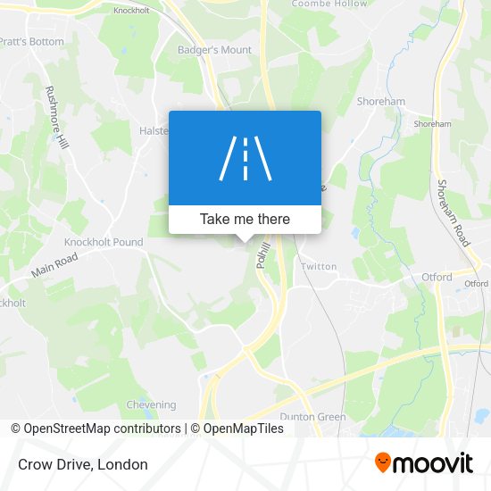 Crow Drive map
