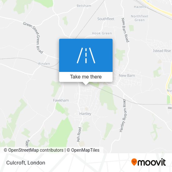 Culcroft map
