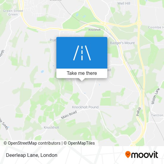 Deerleap Lane map
