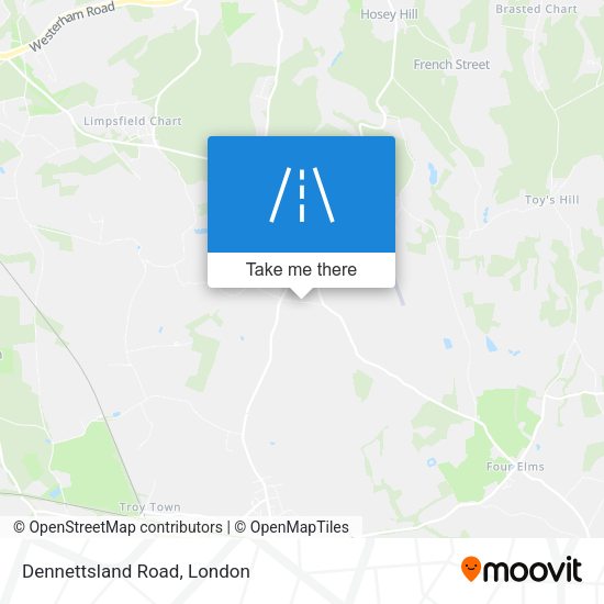 Dennettsland Road map