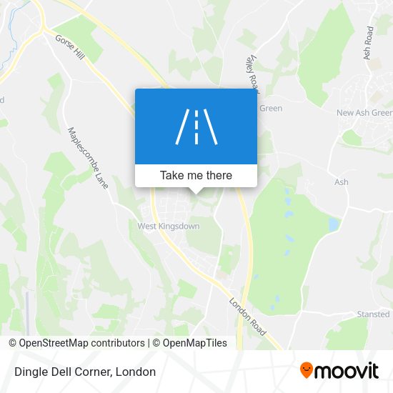 Dingle Dell Corner map