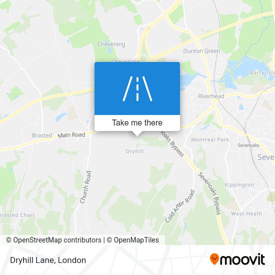 Dryhill Lane map
