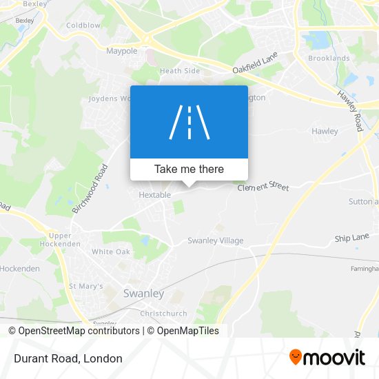 Durant Road map