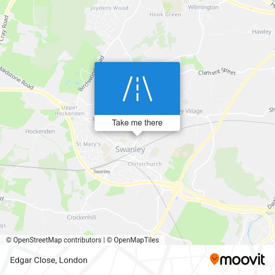 Edgar Close map