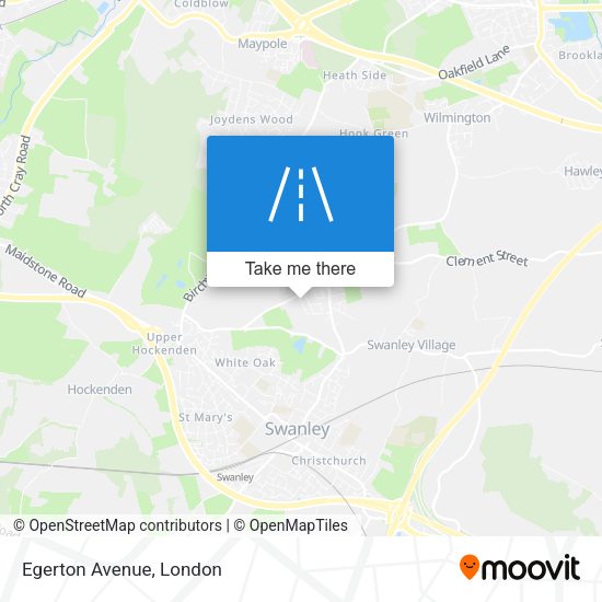 Egerton Avenue map