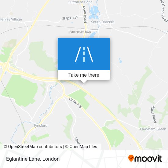Eglantine Lane map