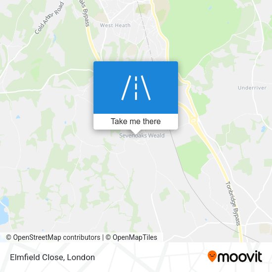 Elmfield Close map