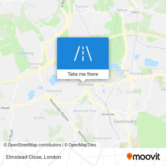 Elmstead Close map