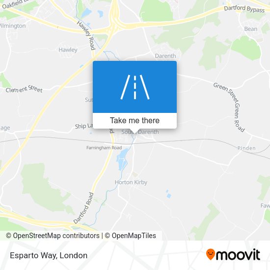 Esparto Way map