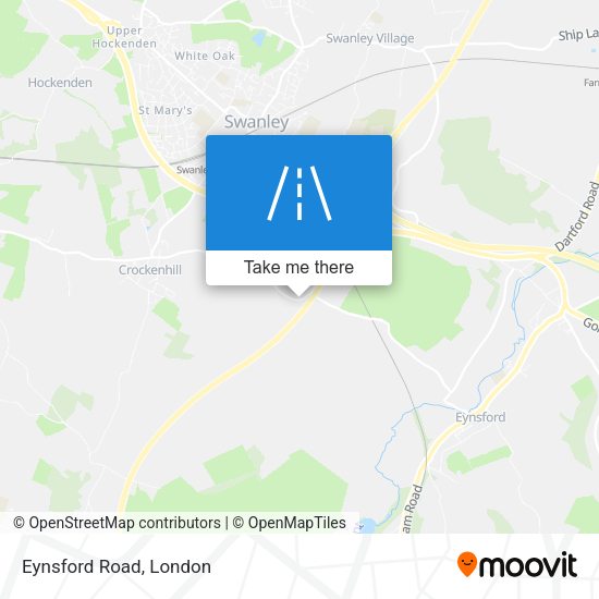 Eynsford Road map