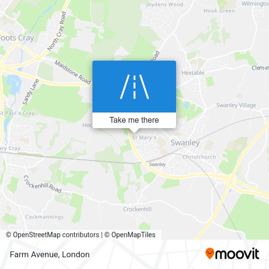 Farm Avenue map