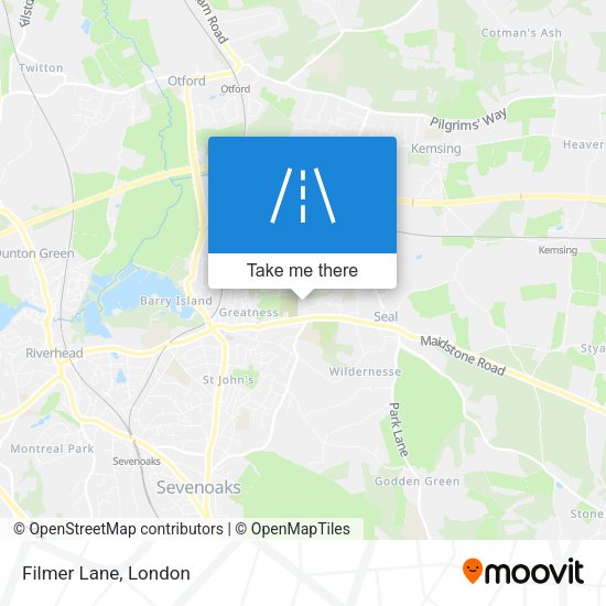Filmer Lane map