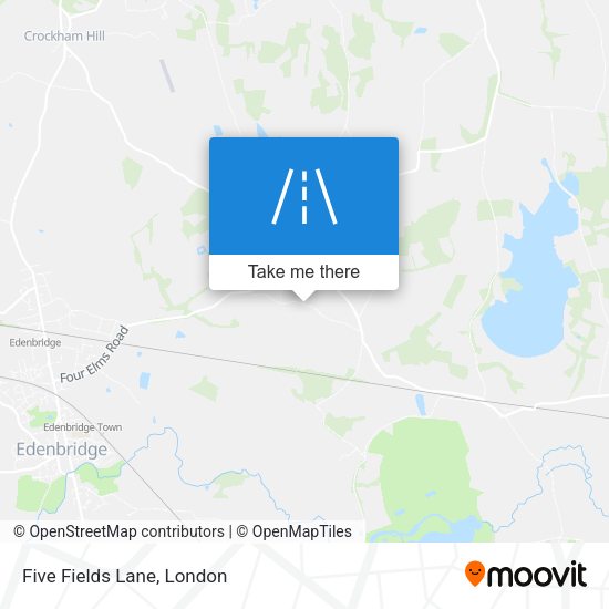 Five Fields Lane map