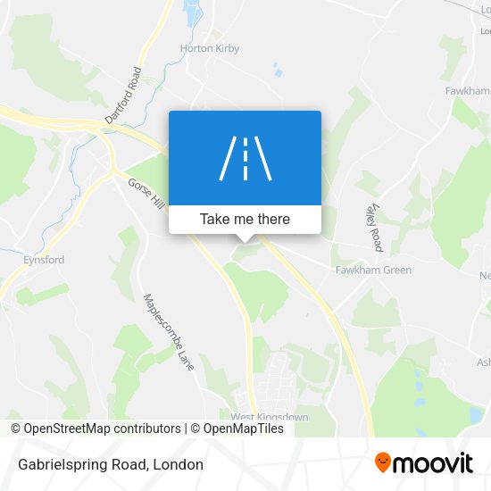 Gabrielspring Road map