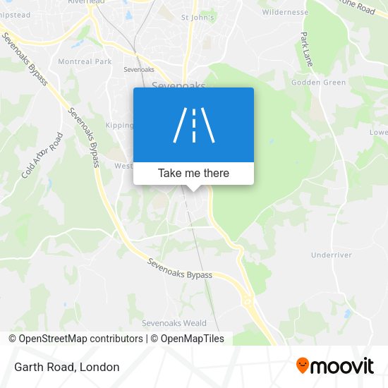 Garth Road map